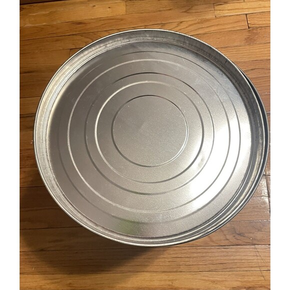 Bertels Can Co Wilkes Barre PA Christmas Bear Popcorn Tin Canister Large Vtg - Picture 10 of 11